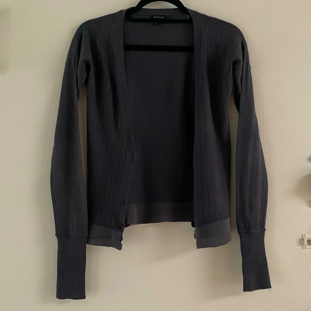 Club Monaco Dark Gray Cardigan